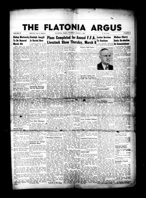 The Flatonia Argus. (Flatonia, Tex.), Vol. 81, No. 9, Ed. 1 Thursday, March 1, 1956
