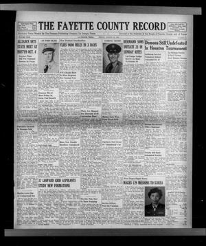 Primary view of object titled 'The Fayette County Record (La Grange, Tex.), Vol. 31, No. 86, Ed. 1 Friday, August 28, 1953'.