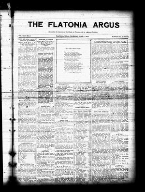 The Flatonia Argus (Flatonia, Tex.), Vol. 44, No. 31, Ed. 1 Thursday, June 5, 1919