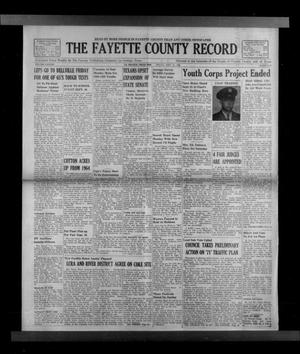 The Fayette County Record (La Grange, Tex.), Vol. 43, No. 90, Ed. 1 Friday, September 10, 1965