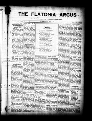 The Flatonia Argus (Flatonia, Tex.), Vol. 44, No. 23, Ed. 1 Thursday, April 8, 1920