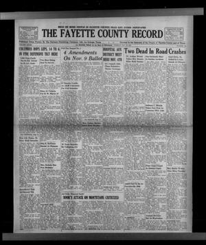 The Fayette County Record (La Grange, Tex.), Vol. 41, No. 104, Ed. 1 Tuesday, October 29, 1963