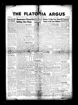 The Flatonia Argus. (Flatonia, Tex.), Vol. 82, No. 45, Ed. 1 Thursday, November 7, 1957