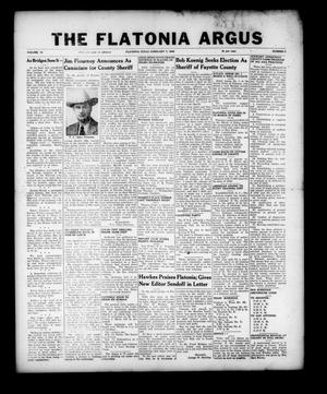 The Flatonia Argus (Flatonia, Tex.), Vol. 71, No. 6, Ed. 1 Thursday, February 7, 1946