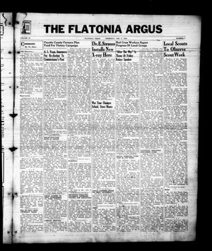 The Flatonia Argus (Flatonia, Tex.), Vol. 67, No. 7, Ed. 1 Thursday, February 5, 1942