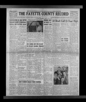 The Fayette County Record (La Grange, Tex.), Vol. 44, No. 11, Ed. 1 Tuesday, December 7, 1965