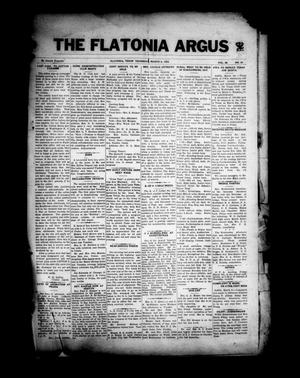 The Flatonia Argus (Flatonia, Tex.), Vol. 59, No. 10, Ed. 1 Thursday, March 8, 1934