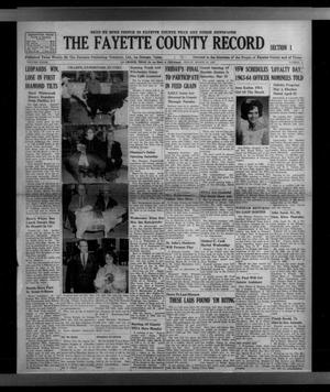 The Fayette County Record (La Grange, Tex.), Vol. 41, No. 41, Ed. 1 Friday, March 22, 1963