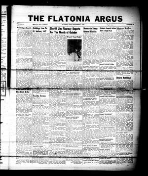 The Flatonia Argus (Flatonia, Tex.), Vol. 73, No. 45, Ed. 1 Thursday, November 4, 1948