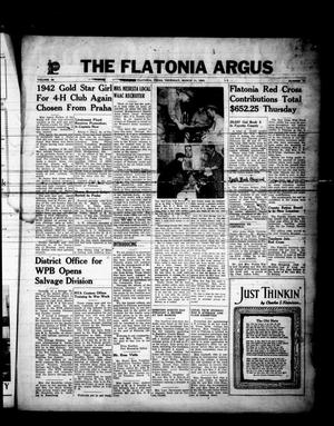 The Flatonia Argus (Flatonia, Tex.), Vol. 68, No. 11, Ed. 1 Thursday, March 11, 1943
