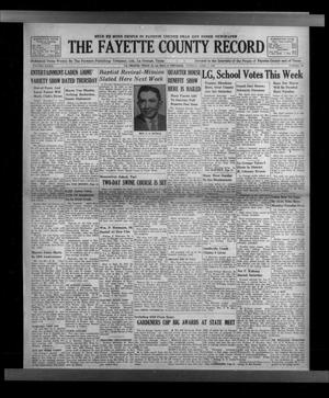 Primary view of object titled 'The Fayette County Record (La Grange, Tex.), Vol. 41, No. 44, Ed. 1 Tuesday, April 2, 1963'.