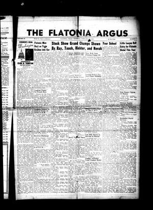 Primary view of object titled 'The Flatonia Argus. (Flatonia, Tex.), Vol. 80, No. 8, Ed. 1 Thursday, February 24, 1955'.