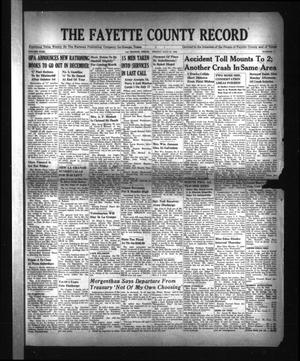 The Fayette County Record (La Grange, Tex.), Vol. 23, No. 77, Ed. 1 Friday, July 27, 1945