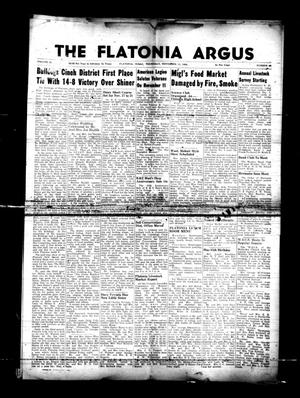 The Flatonia Argus (Flatonia, Tex.), Vol. 83, No. 46, Ed. 1 Thursday, November 13, 1958