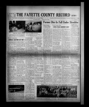 The Fayette County Record (La Grange, Tex.), Vol. 36, No. 101, Ed. 1 Friday, October 17, 1958