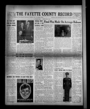 The Fayette County Record (La Grange, Tex.), Vol. 37, No. 29, Ed. 1 Tuesday, February 10, 1959