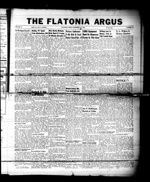 Primary view of object titled 'The Flatonia Argus (Flatonia, Tex.), Vol. 73, No. 47, Ed. 1 Thursday, November 18, 1948'.