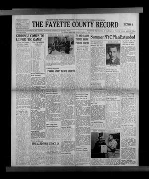 Primary view of object titled 'The Fayette County Record (La Grange, Tex.), Vol. 43, No. 100, Ed. 1 Friday, October 15, 1965'.