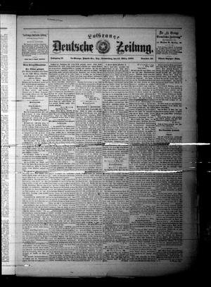 Primary view of object titled 'La Grange Deutsche Zeitung. (La Grange, Tex.), Vol. 12, No. 30, Ed. 1 Thursday, March 13, 1902'.