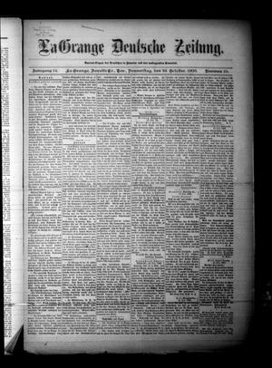 La Grange Deutsche Zeitung. (La Grange, Tex.), Vol. 14, No. 10, Ed. 1 Thursday, October 22, 1903
