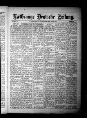La Grange Deutsche Zeitung. (La Grange, Tex.), Vol. 13, No. 24, Ed. 1 Thursday, January 29, 1903