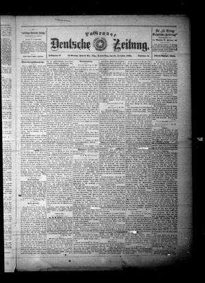 La Grange Deutsche Zeitung. (La Grange, Tex.), Vol. 12, No. 11, Ed. 1 Thursday, October 31, 1901