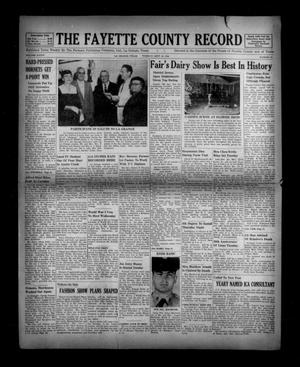 The Fayette County Record (La Grange, Tex.), Vol. 36, No. 94, Ed. 1 Tuesday, September 23, 1958