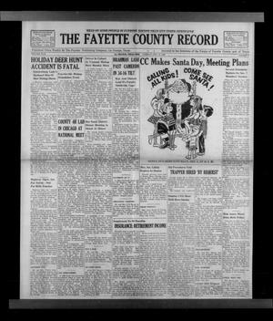 The Fayette County Record (La Grange, Tex.), Vol. 44, No. 9, Ed. 1 Tuesday, November 30, 1965