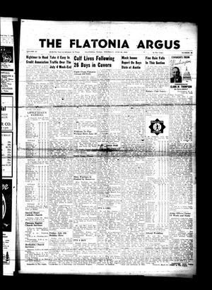 Primary view of object titled 'The Flatonia Argus (Flatonia, Tex.), Vol. 83, No. 26, Ed. 1 Thursday, June 26, 1958'.