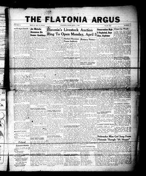 The Flatonia Argus (Flatonia, Tex.), Vol. 73, No. 14, Ed. 1 Thursday, April 1, 1948