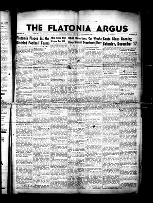 Primary view of object titled 'The Flatonia Argus. (Flatonia, Tex.), Vol. 80, No. 49, Ed. 1 Thursday, December 8, 1955'.