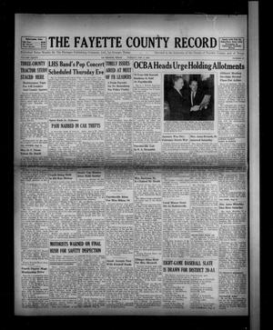 The Fayette County Record (La Grange, Tex.), Vol. 37, No. 27, Ed. 1 Tuesday, February 3, 1959