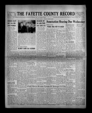 The Fayette County Record (La Grange, Tex.), Vol. 36, No. 84, Ed. 1 Tuesday, August 19, 1958
