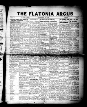 Primary view of object titled 'The Flatonia Argus (Flatonia, Tex.), Vol. 72, No. 27, Ed. 1 Thursday, July 3, 1947'.