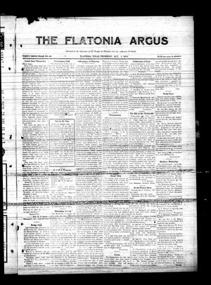 The Flatonia Argus (Flatonia, Tex.), Vol. 39, No. 49, Ed. 1 Thursday, October 1, 1914