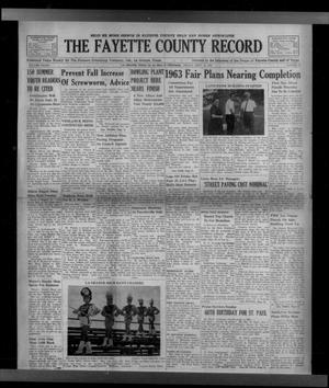 Primary view of object titled 'The Fayette County Record (La Grange, Tex.), Vol. 41, No. 91, Ed. 1 Friday, September 13, 1963'.