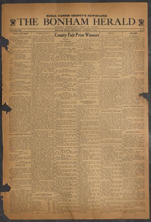 The Bonham Herald (Bonham, Tex.), Vol. 8, No. 10, Ed. 1 Thursday, October 4, 1934