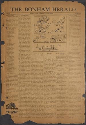 The Bonham Herald (Bonham, Tex.), Vol. 5, No. 4, Ed. 1 Thursday, August 13, 1931