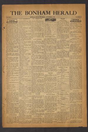 Primary view of object titled 'The Bonham Herald (Bonham, Tex.), Vol. 5, No. 16, Ed. 1 Thursday, November 5, 1931'.