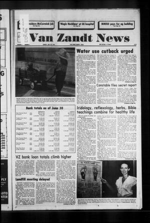 Van Zandt News (Wills Point, Tex.), Vol. 3, No. 7, Ed. 1 Sunday, July 22, 1984