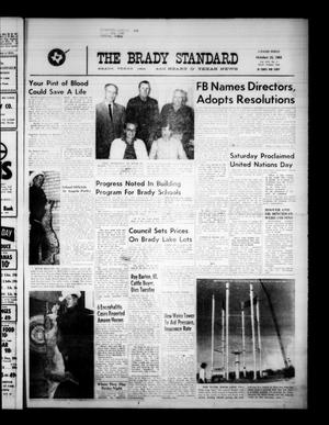 The Brady Standard and Heart O' Texas News (Brady, Tex.), Vol. 56, No. 2, Ed. 1 Friday, October 23, 1964