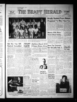 The Brady Herald (Brady, Tex.), Vol. 22, No. 12, Ed. 1 Tuesday, January 26, 1965