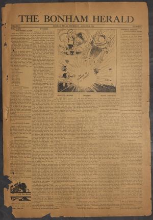 The Bonham Herald (Bonham, Tex.), Vol. 5, No. 5, Ed. 1 Thursday, August 20, 1931