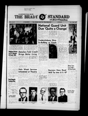Primary view of object titled 'The Brady Standard and Heart O' Texas News (Brady, Tex.), Vol. 50, No. 23, Ed. 1 Friday, March 20, 1959'.