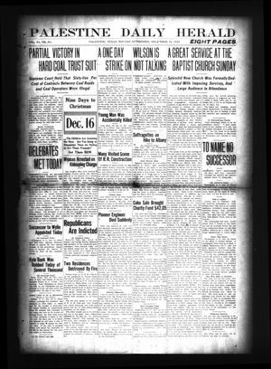 Palestine Daily Herald (Palestine, Tex), Vol. 11, No. 94, Ed. 1 Monday, December 16, 1912