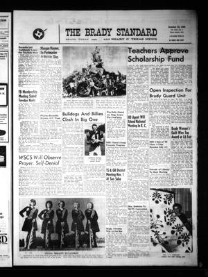 Primary view of object titled 'The Brady Standard and Heart O' Texas News (Brady, Tex.), Vol. 57, No. 2, Ed. 1 Friday, October 22, 1965'.