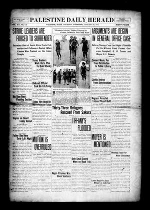 Palestine Daily Herald (Palestine, Tex), Vol. 12, No. 115, Ed. 1 Thursday, January 15, 1914