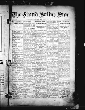 The Grand Saline Sun. (Grand Saline, Tex.), Vol. 27, No. 30, Ed. 1 Thursday, May 13, 1920