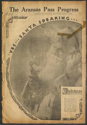The Aransas Pass Progress (Aransas Pass, Tex.), Vol. 24, No. 30, Ed. 1 Thursday, December 21, 1933