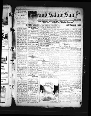 The Grand Saline Sun (Grand Saline, Tex.), Vol. 31, No. 48, Ed. 1 Thursday, October 16, 1924